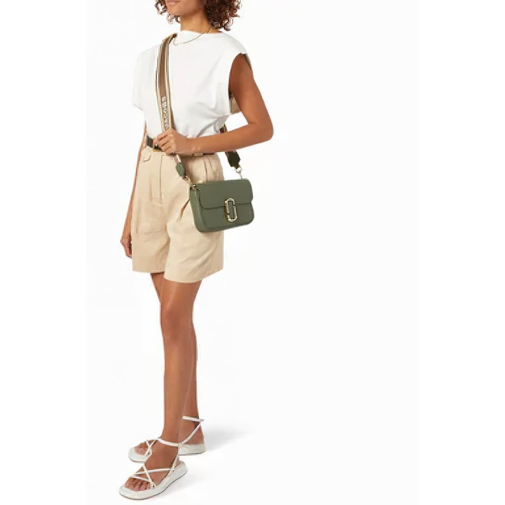 Marc Jacobs The J Marc Crossbody Shoulder Bag Khaki Green OS - Picture 14 of 14
